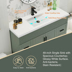 Mobile bagno 30/36/48 Wavy Line con lavabo e rubinetto