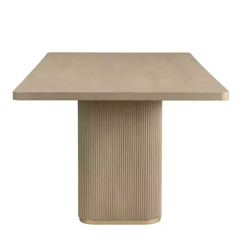 Christopher Knight Home Yodsak Set da Pranzo Moderno a 7 Pezzi in Legno e Metallo con Sedie Girevoli a 180