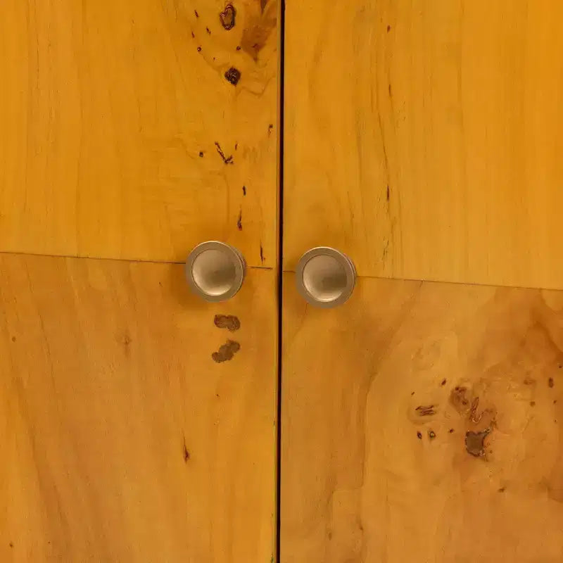 Credenza in vero legno di radica Netra, noce chiaro