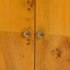 Credenza in vero legno di radica Netra, noce chiaro