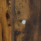 Armadietto a 2 ante con ripiano Barnwood, extra spazio: Chiusure magnetiche, Organizzatore per ufficio e bagno