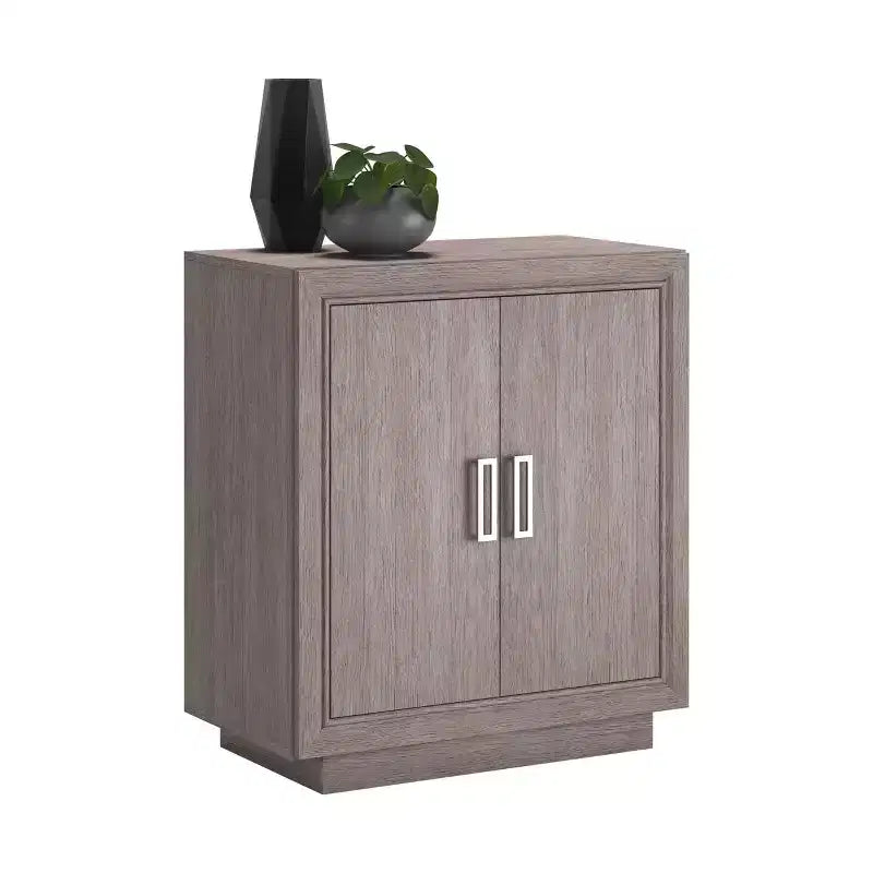 Sauder Hayes Garden 2 Door Office Base Cabinet Ashen Oak