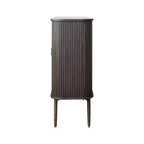 Armadietto decorativo con 2 ante, altezza 72 cm, in rovere: Legno di caucciù e MDF, nessun assemblaggio richiesto