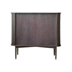 Armadietto decorativo con 2 ante, altezza 72 cm, in rovere: Legno di caucciù e MDF, nessun assemblaggio richiesto