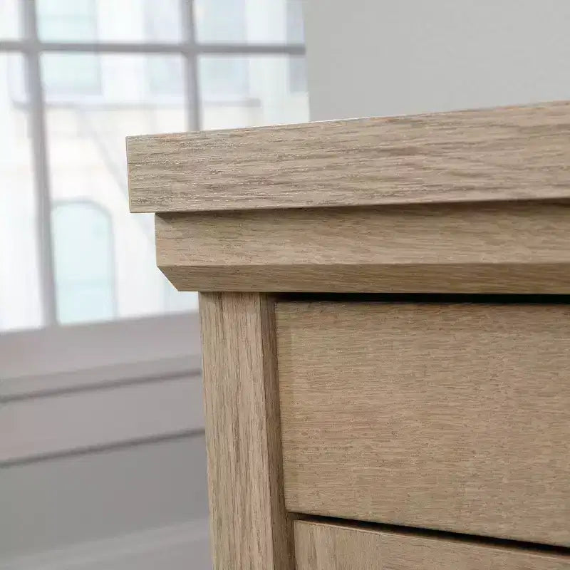 Sauder 2 Ante Aspen Post Library Cabinet Prime Oak: Stile rustico, Ripiani regolabili, Struttura in MDF
