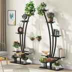 Fioriera Verticale per Piante da Interno a 6 Livelli per Giardino - Set da 2 Pezzi