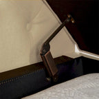 Panca contenitore per camera da letto, fondo letto, con braccioli arrotolati, in velluto, divano ottomana, panca lunga