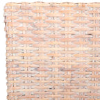 Set di 2 sedie da pranzo in vimini naturale 48L x 56P x 104A cm, stile Boho Coastal
