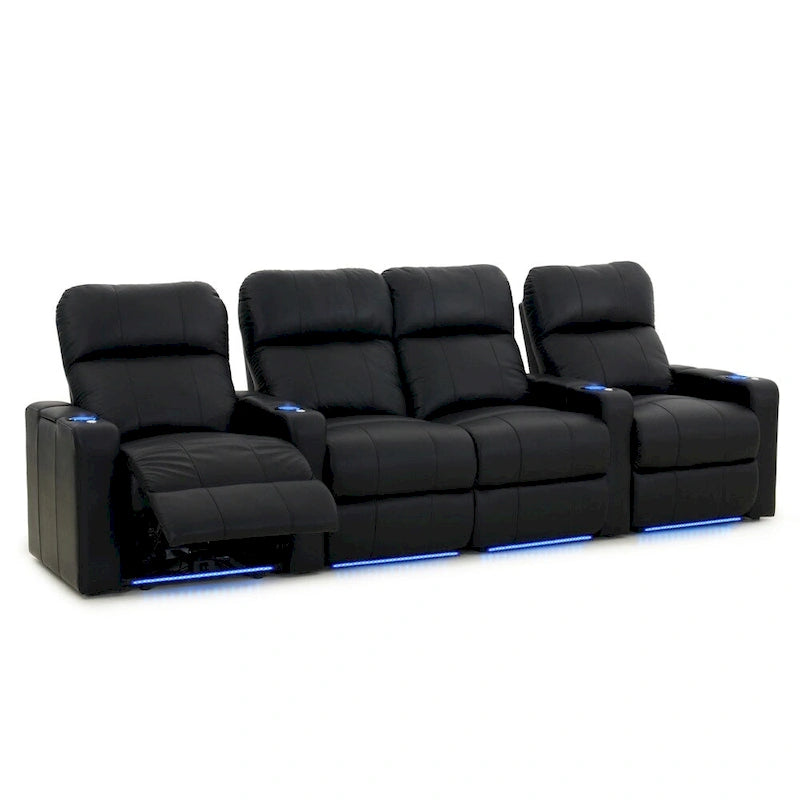 Set Poltrone Home Theater Octane Turbo XL700 Power in Pelle (Fila da 4)