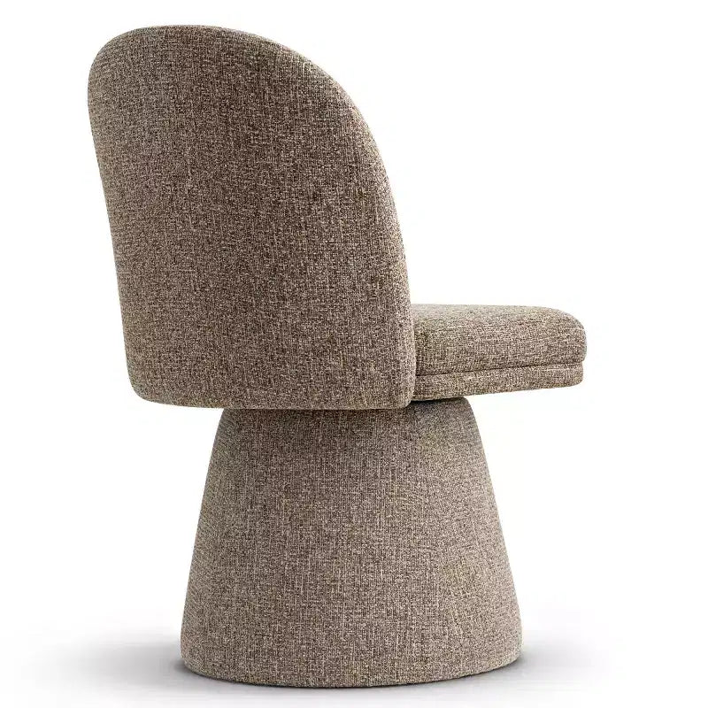 Set di 6 sedie da pranzo moderne senza braccioli girevoli a 360° con base a piedistallo, eleganti sedie d'accento per cucina, sala da pranzo o ufficio-Panipeachy