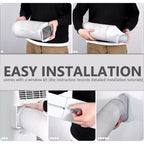 Condizionatore portatile da 10000 BTU, climatizzatore domestico con telecomando per ambienti fino a 42 mq, funzioni 3-in-1/timer 24 ore/ruote piroettanti