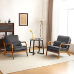 Poltrona imbottita Mid-Century Modern