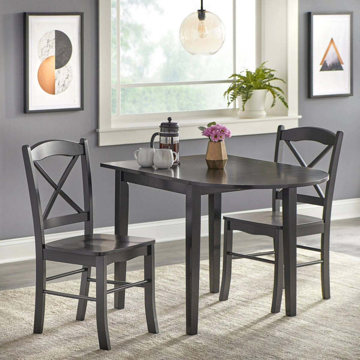 Sedie da pranzo per cottage di campagna Simple Living (set da 2)