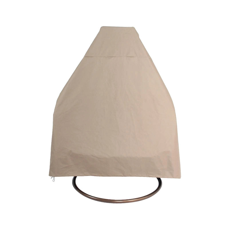 LeisureMod Sedia a Uovo Sospesa per 2 Persone con Supporto - Dondolo Pensile per Esterni/Interni in Rattan Intrecciato con Cuscini