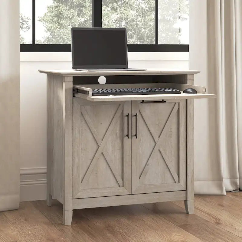 Scrittoio Key West con mobiletto di Bush Furniture