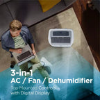 Condizionatore d'aria portatile BLACK+DECKER con telecomando