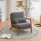 Poltrona imbottita Mid-Century Modern