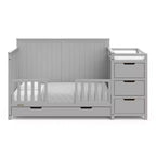 Culla e Fasciatoio Convertibili 5-in-1 con Cassetto