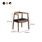 Sedia da pranzo scandinava con braccioli, seduta intrecciata in legno curvo