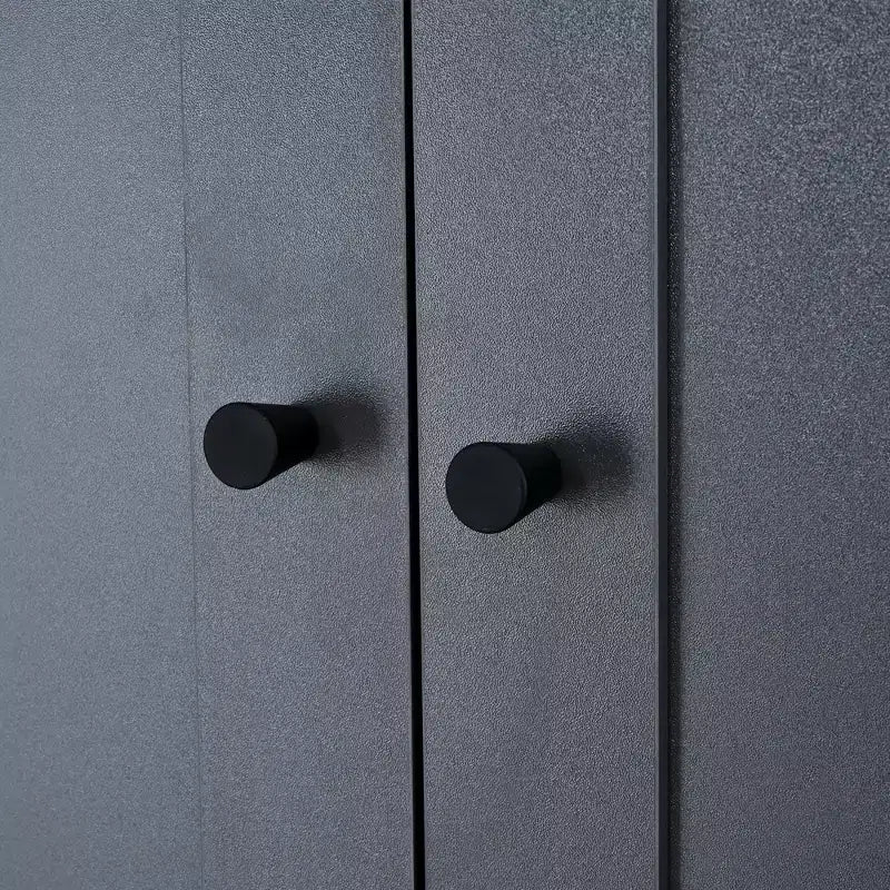 Dispensa da cucina indipendente 77H, armadio contenitore in stile rustico con ripiani regolabili, ripiani sulla porta, cassetti e portabottiglie - ModernLuxe
