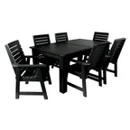 HIGHWOOD PROFESSIONAL Set da pranzo da esterno 7 pezzi 42x72