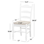 Sedia da pranzo Simple Living Jessie Ladder Back (set di 2)