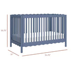 Babyletto Swell Culla Trasformabile 4-in-1 con Kit per la Conversione in Lettino per Bambini