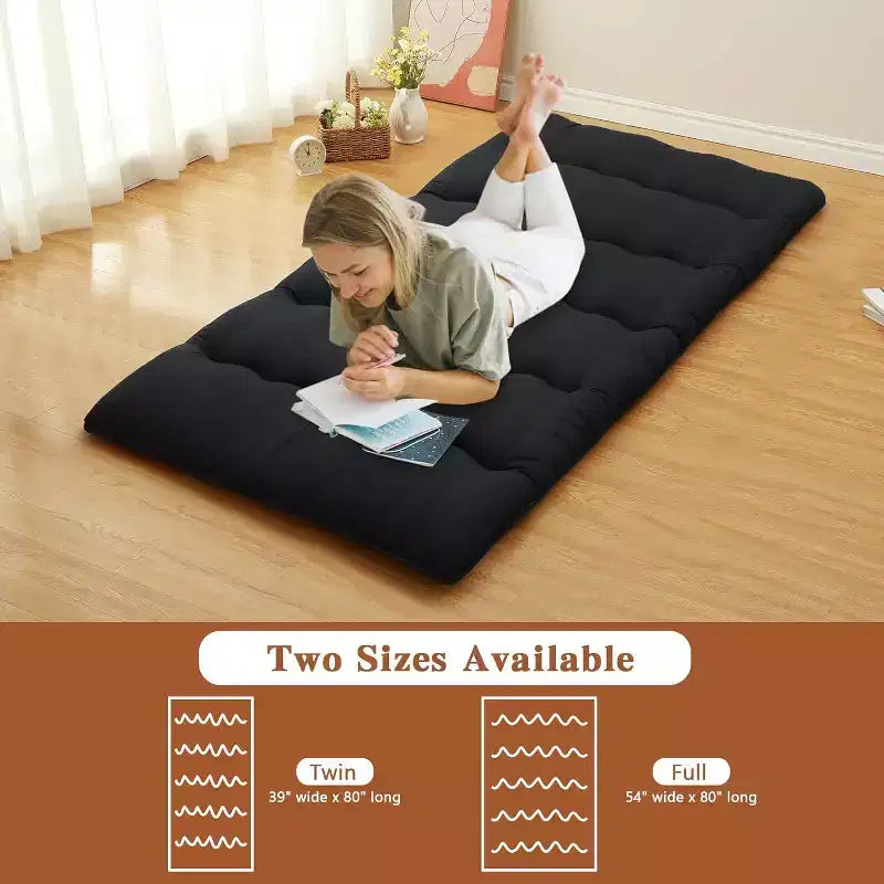 Materasso Futon Giapponese, Materassino Pieghevole da Pavimento, Tappetino Tatami per Casa, Materasso da Campeggio