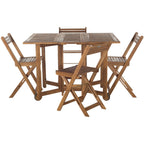 SAFAVIEH Brandy Set da pranzo da esterno 5 pezzi - 43Wx35Dx29H