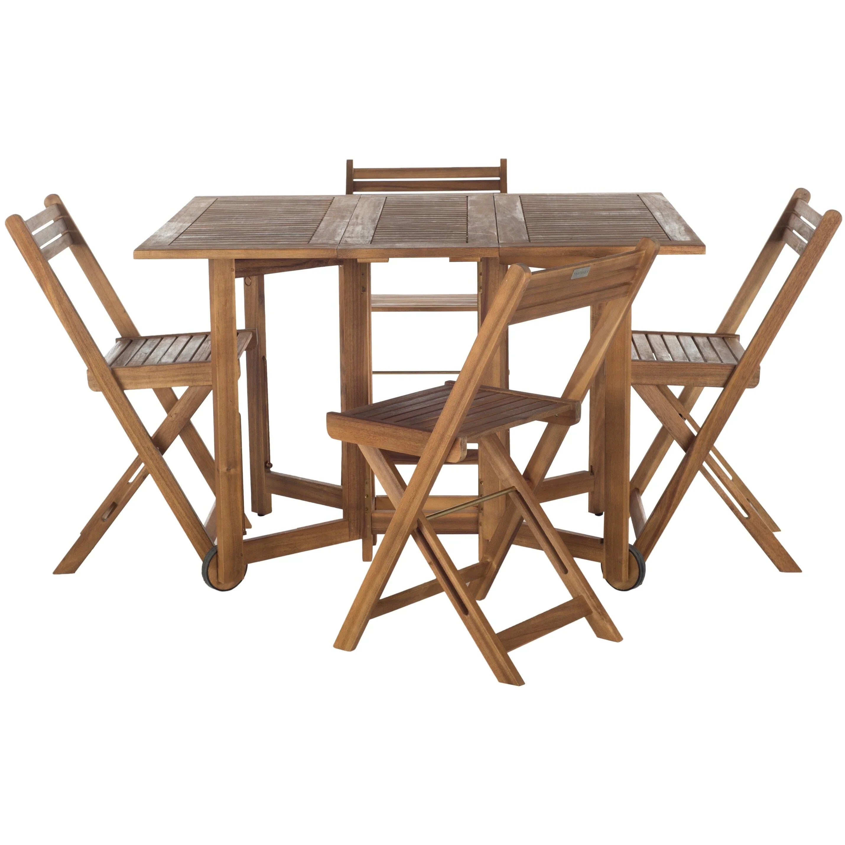 SAFAVIEH Brandy Set da pranzo da esterno 5 pezzi - 43Wx35Dx29H