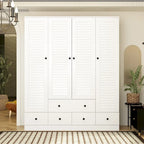 Armadio guardaroba cabina armadio 59W grande armadio indipendente bianco