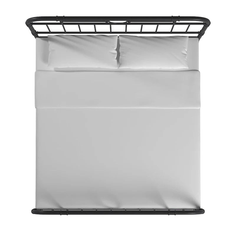 Letto in metallo nero