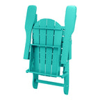 Polytrends Laguna Sedia Adirondack Pieghevole da Esterno per Patio Resistente allo Sbiadimento e alle Intemperie