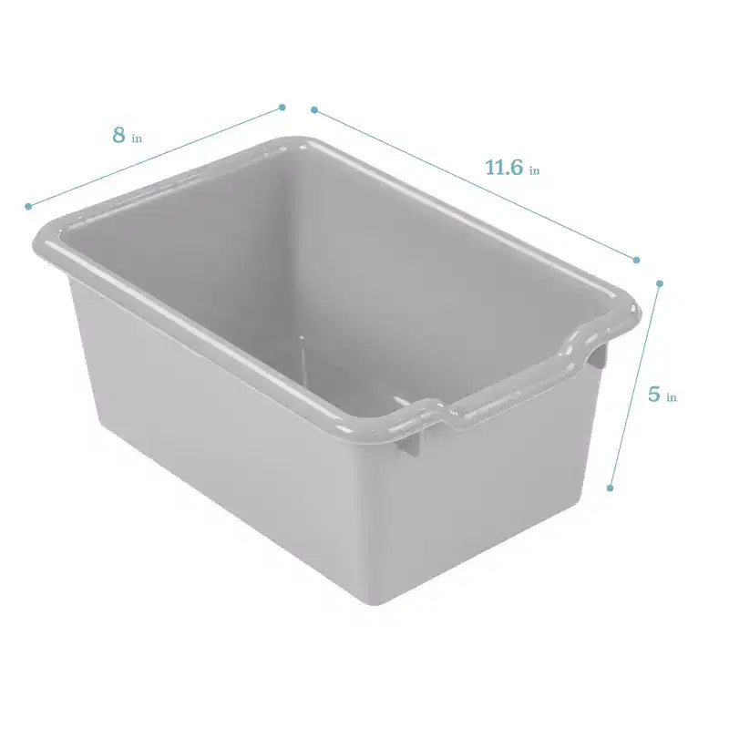 Mobile Cubby con vassoio e 15 contenitori frontali a paletta, 3x4, Arredamento per bambini
