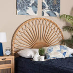 Testiera in Rattan Naturale, Marrone
