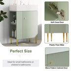 21.6 Mobile da bagno bianco, Mobile combinato, Armadietto contenitore per bagno, Lavabo singolo in ceramica, Vano contenitore a sinistra