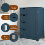 Mobile contenitore da bagno VEIKOUS con 4 cassetti