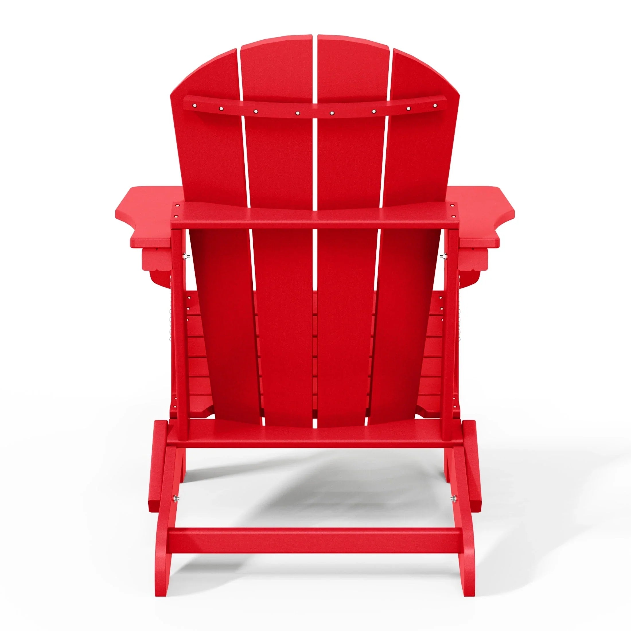 Polytrends Laguna Sedia Adirondack Pieghevole da Esterno per Patio Resistente allo Sbiadimento e alle Intemperie