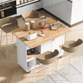 Isola da cucina con piano pieghevole, carrello da cucina con ripiano estraibile, portasciugamani e cassetto, ruote girevoli