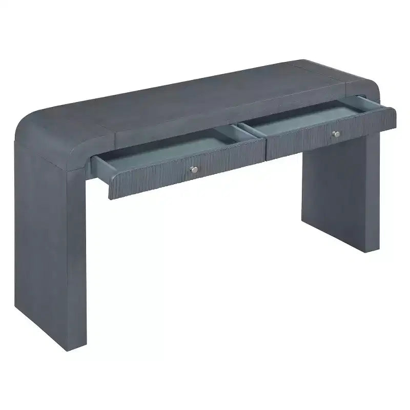 Tavolo Consolle Rustico Whisen Tavolo da Ingresso Tavolo Laterale con Frontale del Cassetto Scanalato
