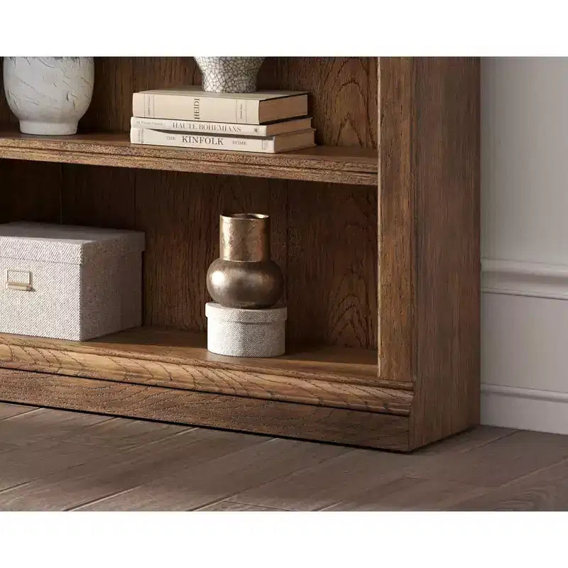 94 Traditional Tall Bookcase Wall, Collezione Stratton Marrone - Martin Furniture