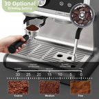 Macchina da caffè espresso, con macinacaffè, serbatoio dell'acqua da 2,8 L