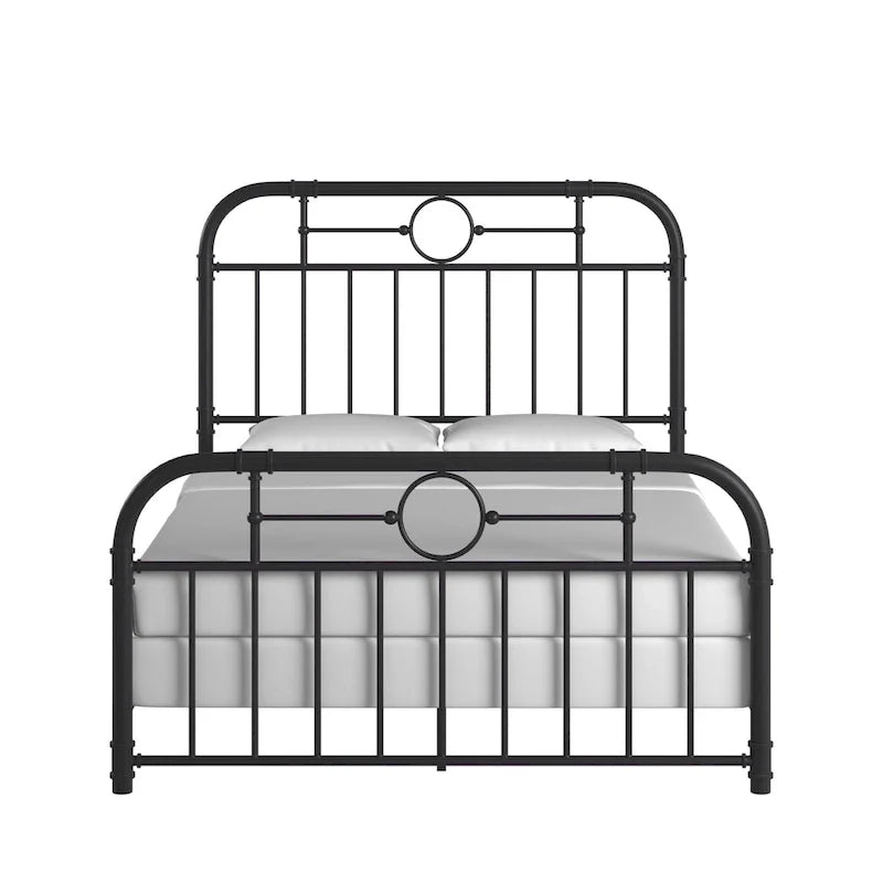 Letto in metallo nero