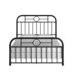 Letto in metallo nero