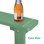 Bonosuki Sedie Adirondack da Esterno in Legno Resistente alle Intemperie - Set da 4