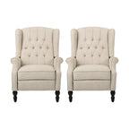 Poltrone reclinabili in tessuto trapuntato Walter (set da 2) di Christopher Knight Home