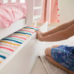 Letto a Castello in Legno Massello Max & Lily, una Piazza e Mezza con Letto Estraibile Contenitore e Scaletta per Bambini