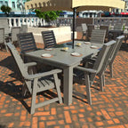 HIGHWOOD PROFESSIONAL Set da pranzo da esterno 7 pezzi 42x72