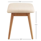 Set da pranzo affusolato in rovere danese norvegese di iNSPIRE Q Modern