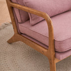 Poltrona imbottita Mid-Century Modern